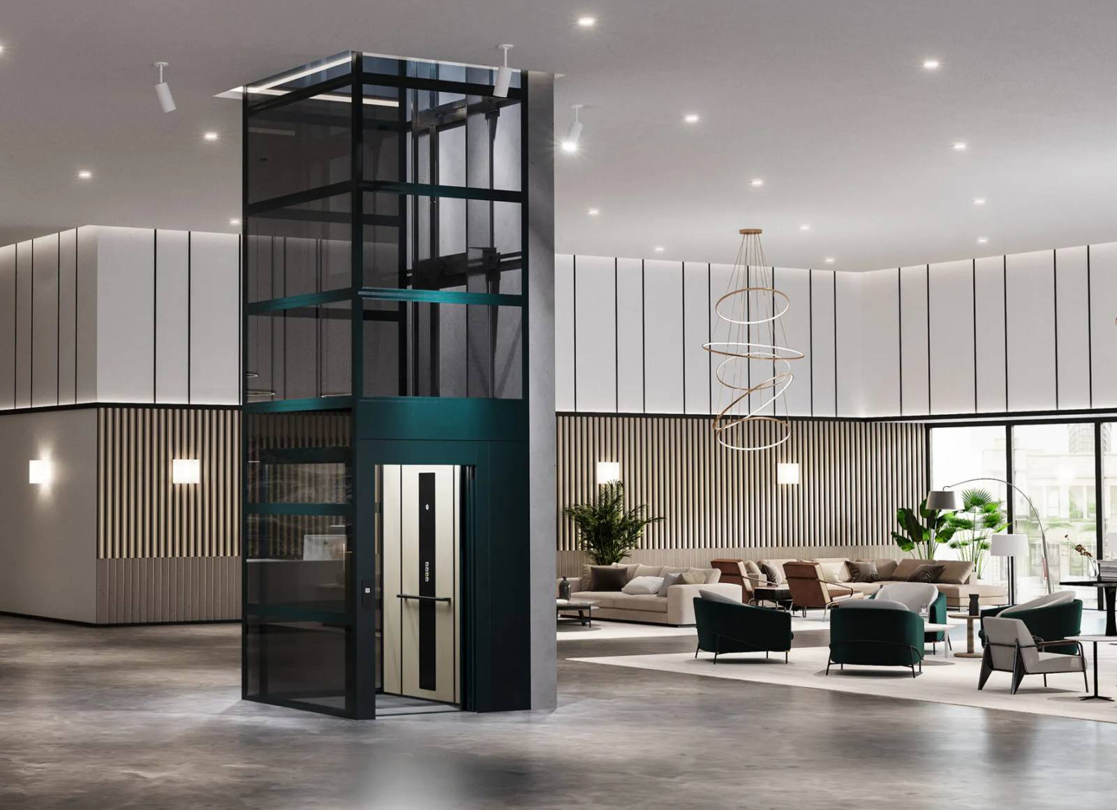 La plate-forme verticale intérieure PMR pour restaurant en Essonne 91