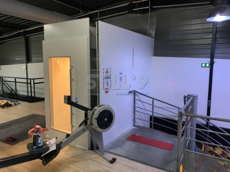 Pose d'une plate-forme intérieure dans une salle de sport dans le Loiret 45